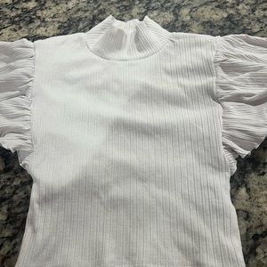White Zara shirt